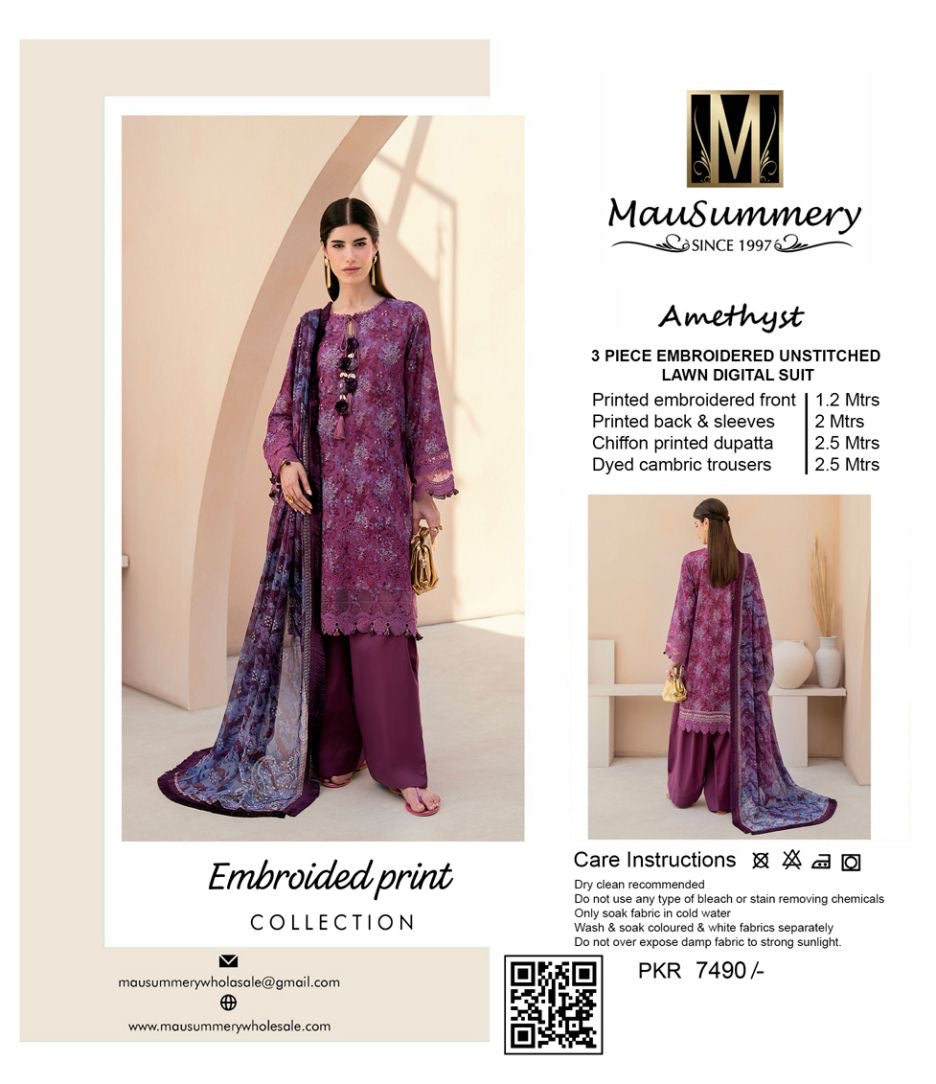 MAUSMEERY EMBROIDERED