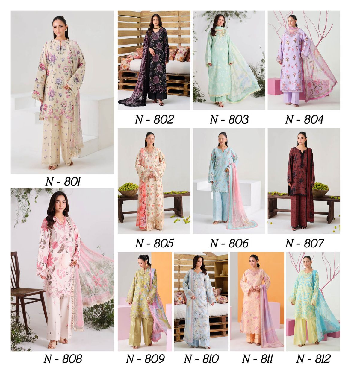 RAMSHA RANGREZ VOL-8 LUXURY LAWN COLLECTION