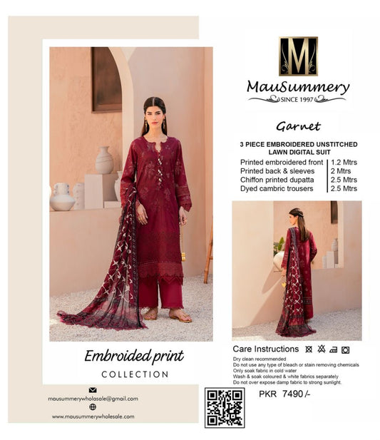 MAUSMEERY EMBROIDERED